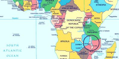 Malawi kraj na mapie świata